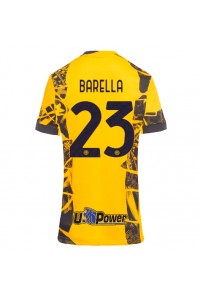 Inter Milan Nicolo Barella #23 Voetbaltruitje 3e tenue Dames 2024-25 Korte Mouw